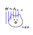 つぼみさん用しろねこ（個別スタンプ：28）