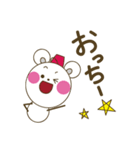 くまだるまちゃんのピース！なスタンプ（個別スタンプ：2）