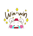 くまだるまちゃんのピース！なスタンプ（個別スタンプ：23）