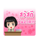 Woman Government officer Thailand 4.0（個別スタンプ：36）