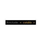 C++ (#include<>)（個別スタンプ：7）