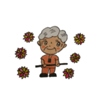 Grandma blown arrow（個別スタンプ：1）