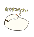しましまのとりとぶつぶつのとりとツル（個別スタンプ：4）