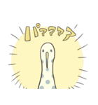 しましまのとりとぶつぶつのとりとツル（個別スタンプ：38）