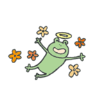 水に弱いカエルくん（個別スタンプ：1）