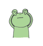 水に弱いカエルくん（個別スタンプ：5）