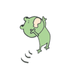 水に弱いカエルくん（個別スタンプ：19）