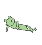水に弱いカエルくん（個別スタンプ：21）