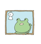 水に弱いカエルくん（個別スタンプ：23）