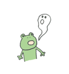 水に弱いカエルくん（個別スタンプ：25）