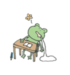水に弱いカエルくん（個別スタンプ：29）