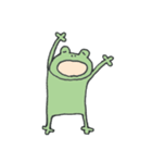水に弱いカエルくん（個別スタンプ：35）