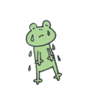 水に弱いカエルくん（個別スタンプ：38）