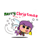 Maruko Nana.17 Merry Christmas.（個別スタンプ：2）