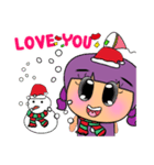 Maruko Nana.17 Merry Christmas.（個別スタンプ：5）