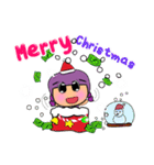 Maruko Nana.17 Merry Christmas.（個別スタンプ：6）