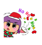 Maruko Nana.17 Merry Christmas.（個別スタンプ：18）