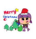 Maruko Nana.17 Merry Christmas.（個別スタンプ：19）