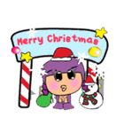 Maruko Nana.17 Merry Christmas.（個別スタンプ：23）