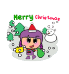 Maruko Nana.17 Merry Christmas.（個別スタンプ：28）