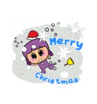 Maruko Nana.17 Merry Christmas.（個別スタンプ：32）