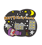 Maruko Nana.17 Merry Christmas.（個別スタンプ：34）