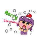 Maruko Nana.17 Merry Christmas.（個別スタンプ：36）