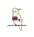 謙虚なインコくんスタンプ（個別スタンプ：7）