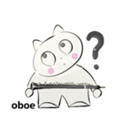 orchestra oboe traditional Chinese ver（個別スタンプ：39）