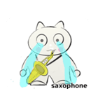 orchestraSaxophone traditionalChinesever（個別スタンプ：17）