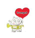 orchestra Trumpet traditional Chinesever（個別スタンプ：16）