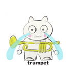 orchestra Trumpet traditional Chinesever（個別スタンプ：17）