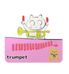 orchestra Trumpet traditional Chinesever（個別スタンプ：21）