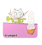 orchestra Trumpet traditional Chinesever（個別スタンプ：23）