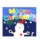 Merry Christmas with cute cat（個別スタンプ：2）