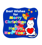 Merry Christmas with cute cat（個別スタンプ：5）