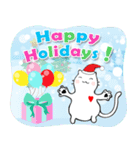 Merry Christmas with cute cat（個別スタンプ：15）