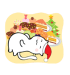 Merry Christmas with cute cat（個別スタンプ：25）