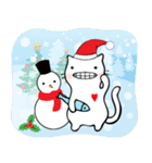 Merry Christmas with cute cat（個別スタンプ：27）