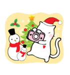Merry Christmas with cute cat（個別スタンプ：28）
