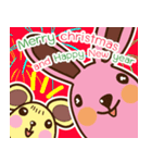 Miki ＆ Mumu Merry X'mas ＆ Happy New Year（個別スタンプ：1）