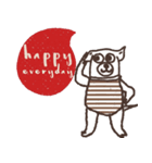 Pug is Happy, Happy New Year.（個別スタンプ：10）