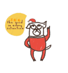 Pug is Happy, Happy New Year.（個別スタンプ：37）