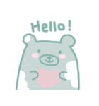 Cute Bear - greeting（個別スタンプ：8）