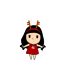 young short merry Christmas（個別スタンプ：40）