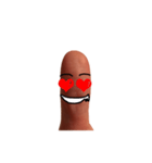 Fingers Face（個別スタンプ：7）