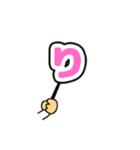プラカードを持つJK編（個別スタンプ：1）