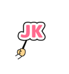 プラカードを持つJK編（個別スタンプ：8）