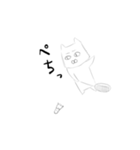 バドミントン×ねこ2（個別スタンプ：1）