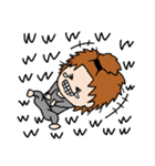 隠れ干物女子（個別スタンプ：18）